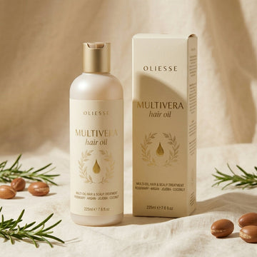 Oliesse Multivera rosemary multi-oil hair oil bottle
